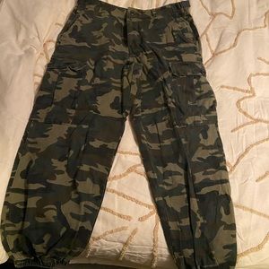 Fashion Nova Camo Pants- high waisted